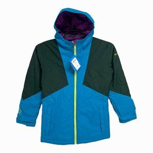 Columbia Kids Puffer Jacket - Blue and Green